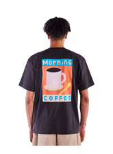 Olow Loose Carbon Black Morning Coffee T-shirt